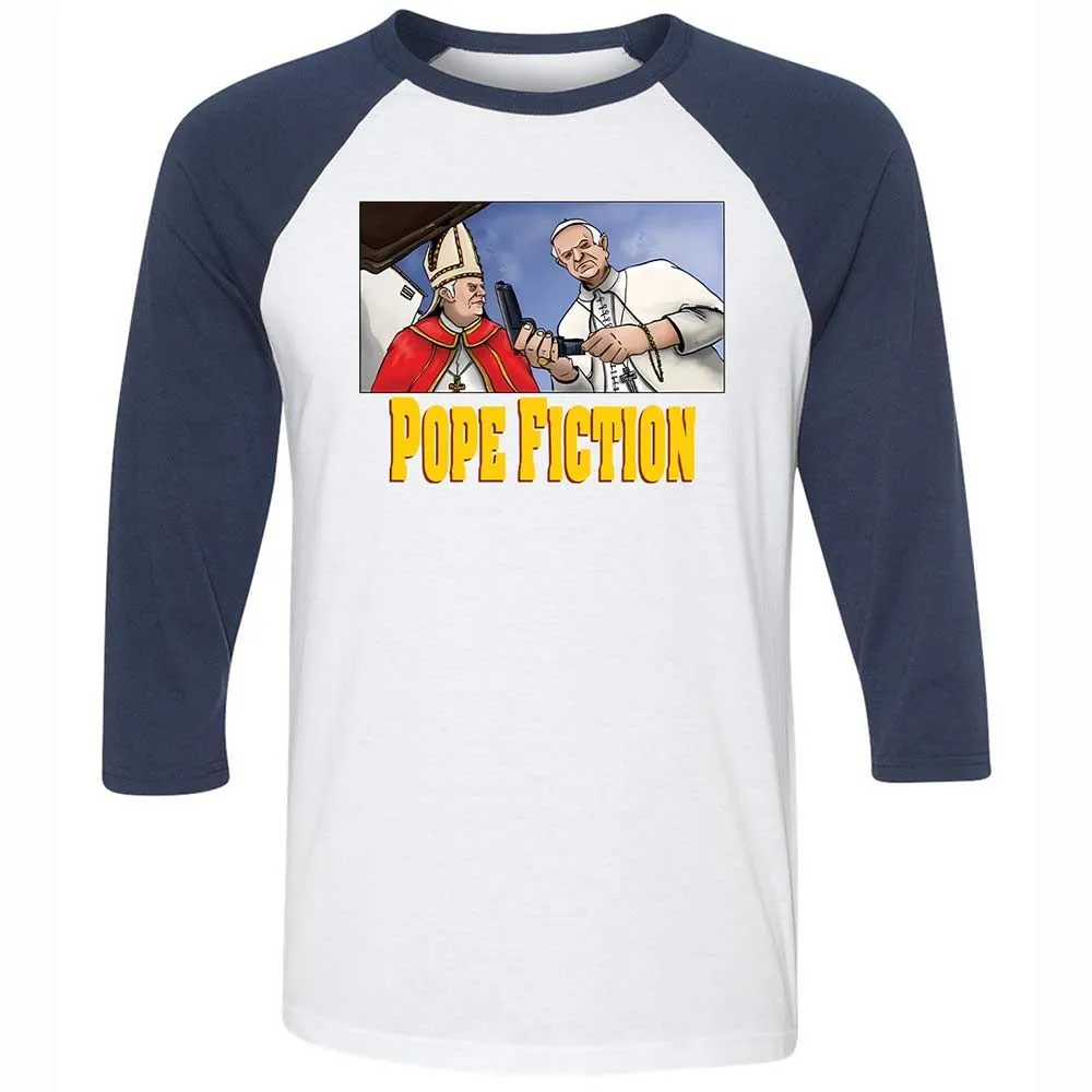 Pope Fiction - White/Navy - 8