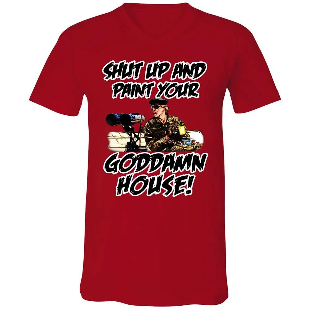 Unisex V-Neck T-Shirt - NLG8AXJN - Red - 6