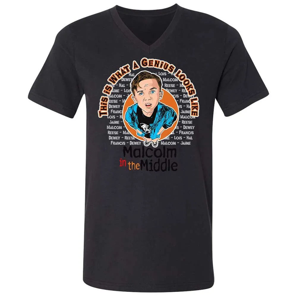 Unisex V-Neck T-Shirt - 2HJKEGH7 - Black - 11