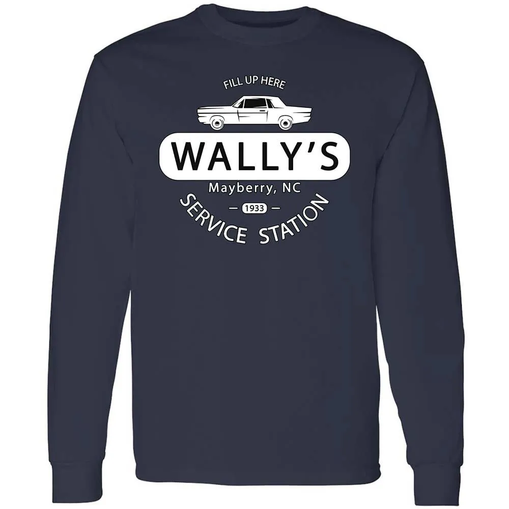 Long Sleeve T-Shirt - 7FWUPTQN - Navy - 2