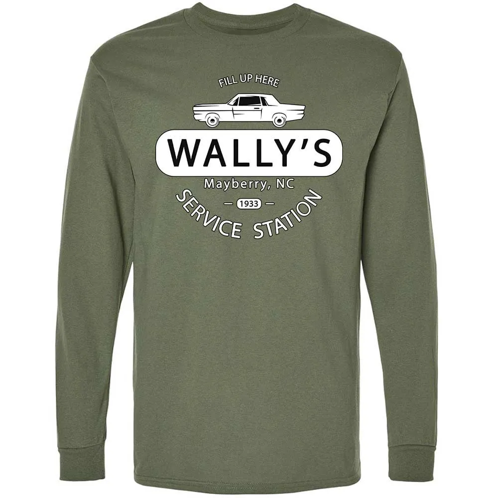 Long Sleeve T-Shirt - 7FWUPTQN - Military Green - 9