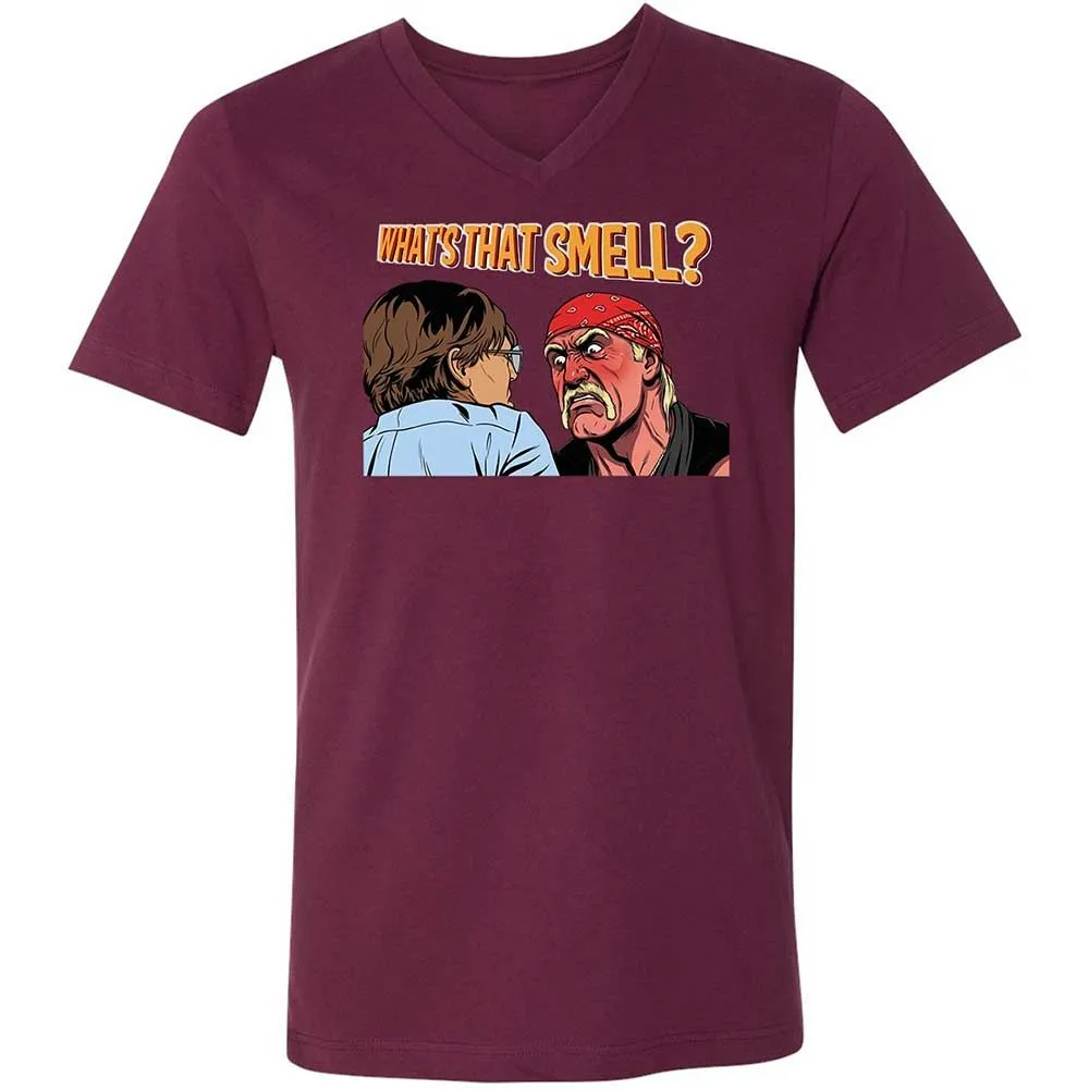 Unisex V-Neck T-Shirt - B7UGU5ZV - Maroon - 8