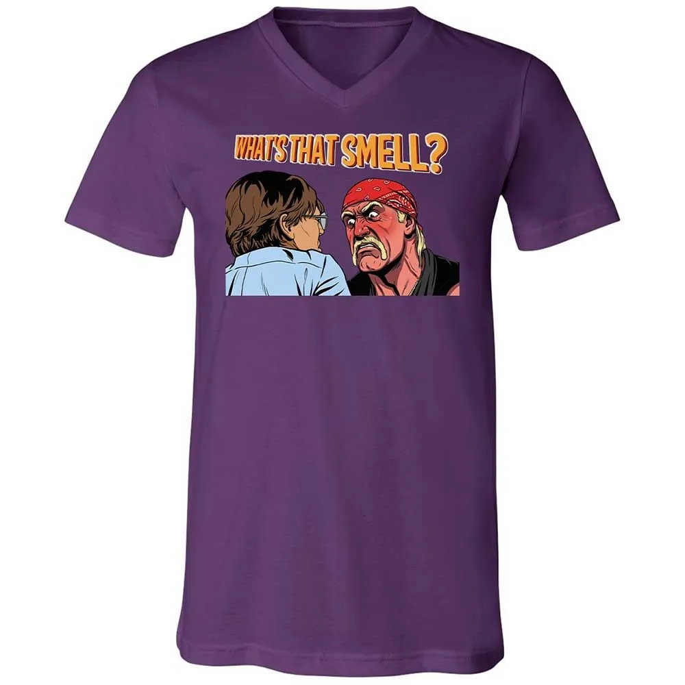 Unisex V-Neck T-Shirt - B7UGU5ZV - Team Purple - 10