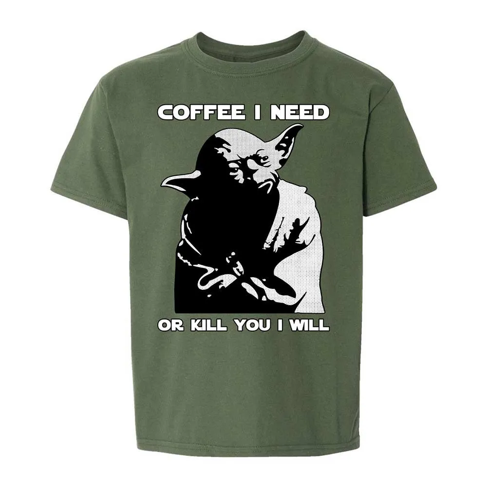 Coffee I Need - Military Green - 19