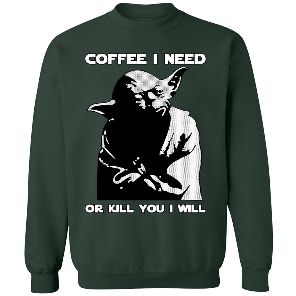 Coffee I Need - Forest Green - 5