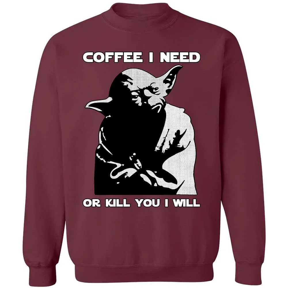 Coffee I Need - Maroon - 8