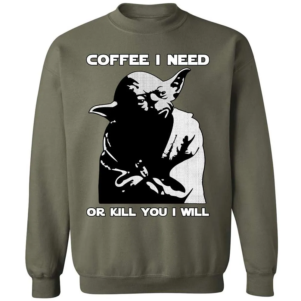 Coffee I Need - Military Green - 9