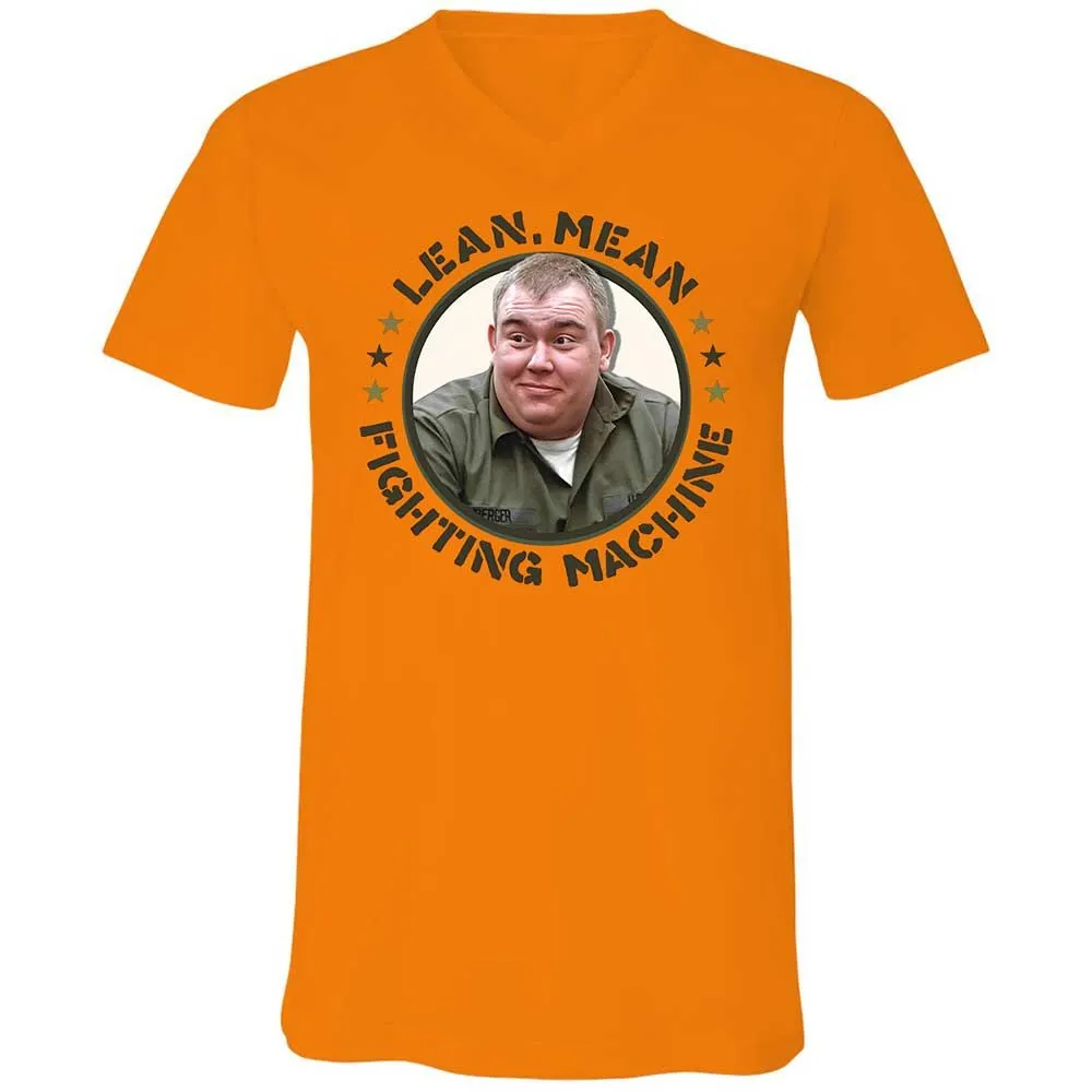 Unisex V-Neck T-Shirt - E54QFZNS - Orange - 7