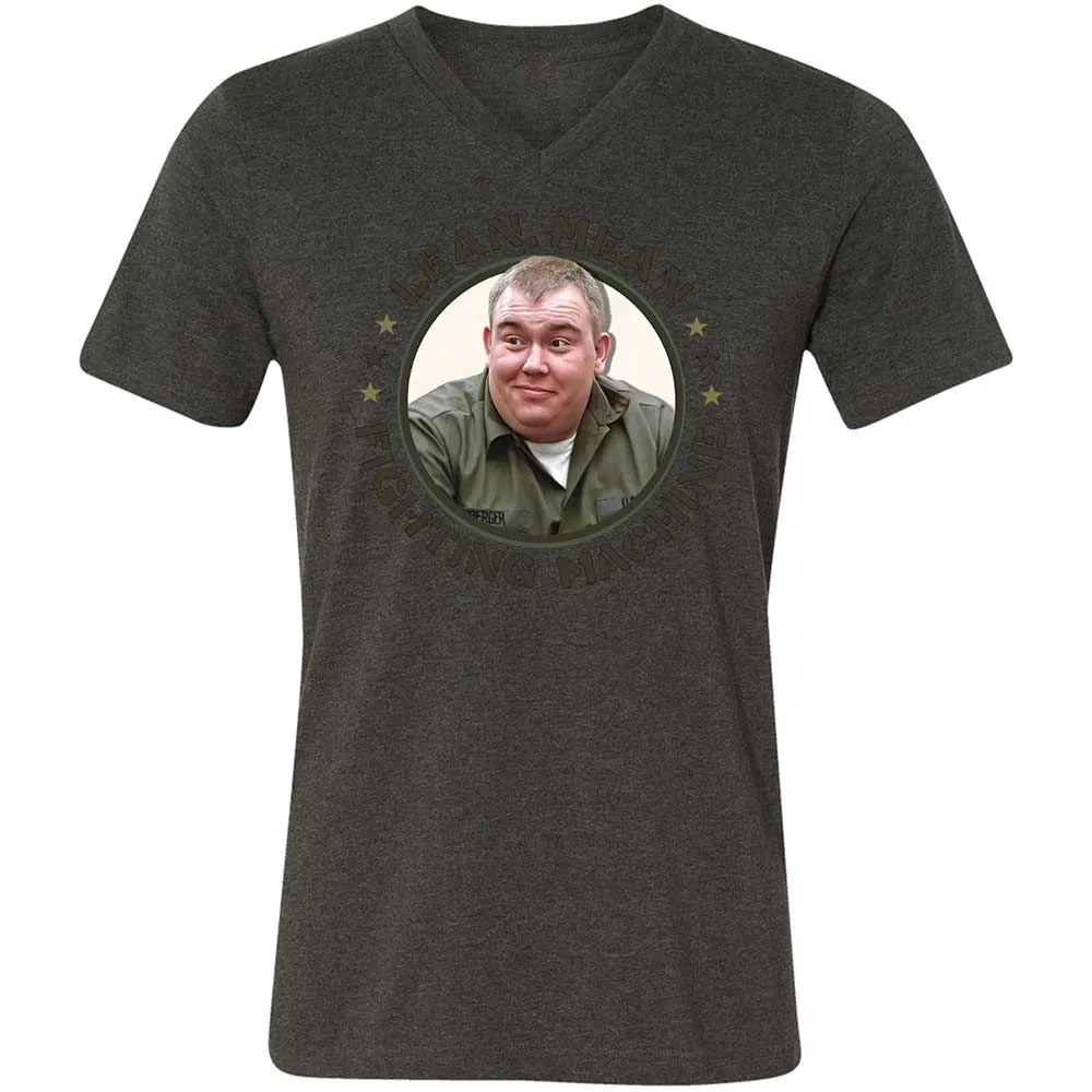 Unisex V-Neck T-Shirt - E54QFZNS - Dark Grey Heather - 8