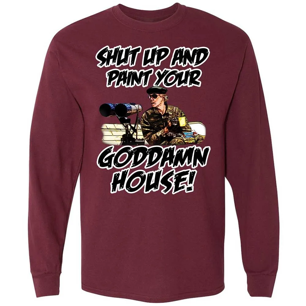 Long Sleeve T-Shirt - F5JVTDJ8 - Maroon - 6