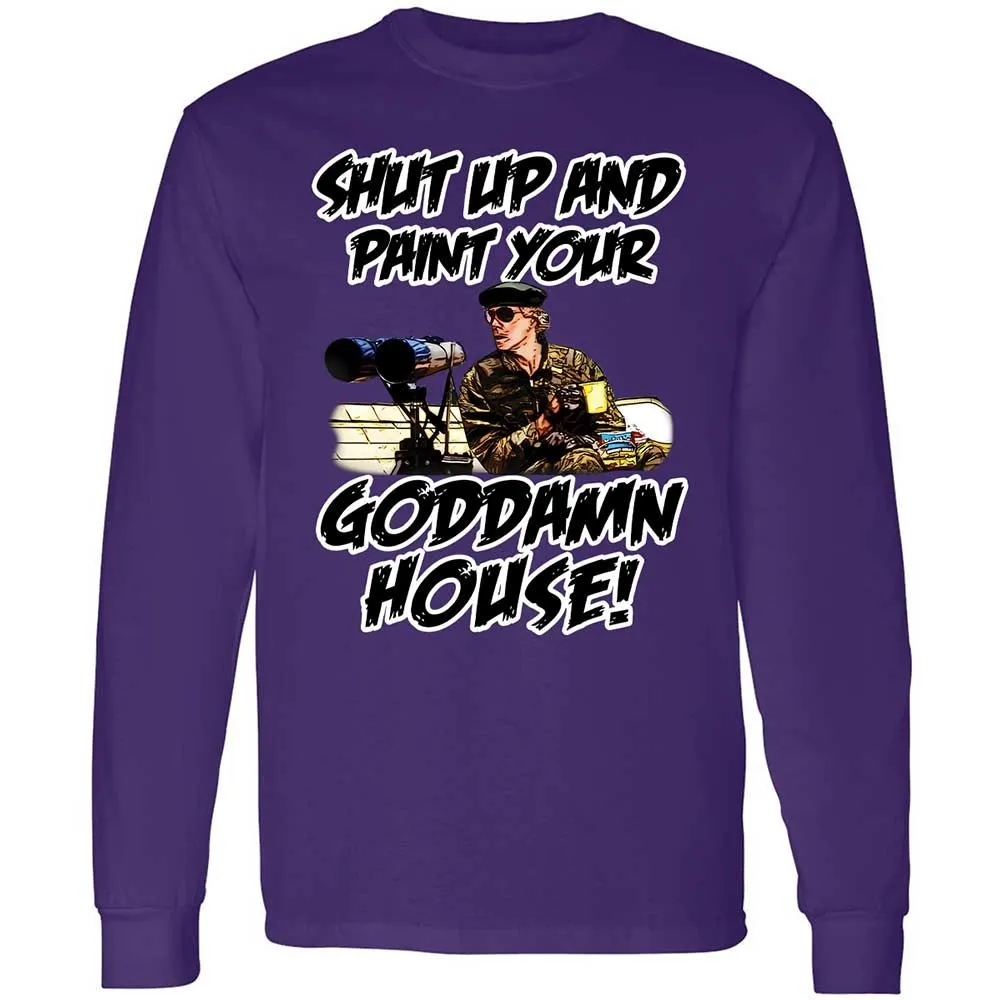 Long Sleeve T-Shirt - F5JVTDJ8 - Purple - 12