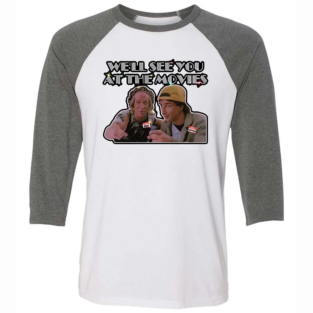 Unisex 3/4 Baseball Tee - 11HTTNVS - White/Deep Heather - 11