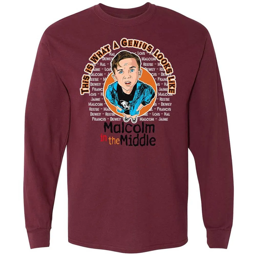 Long Sleeve T-Shirt - JFPY61RU - Maroon - 16