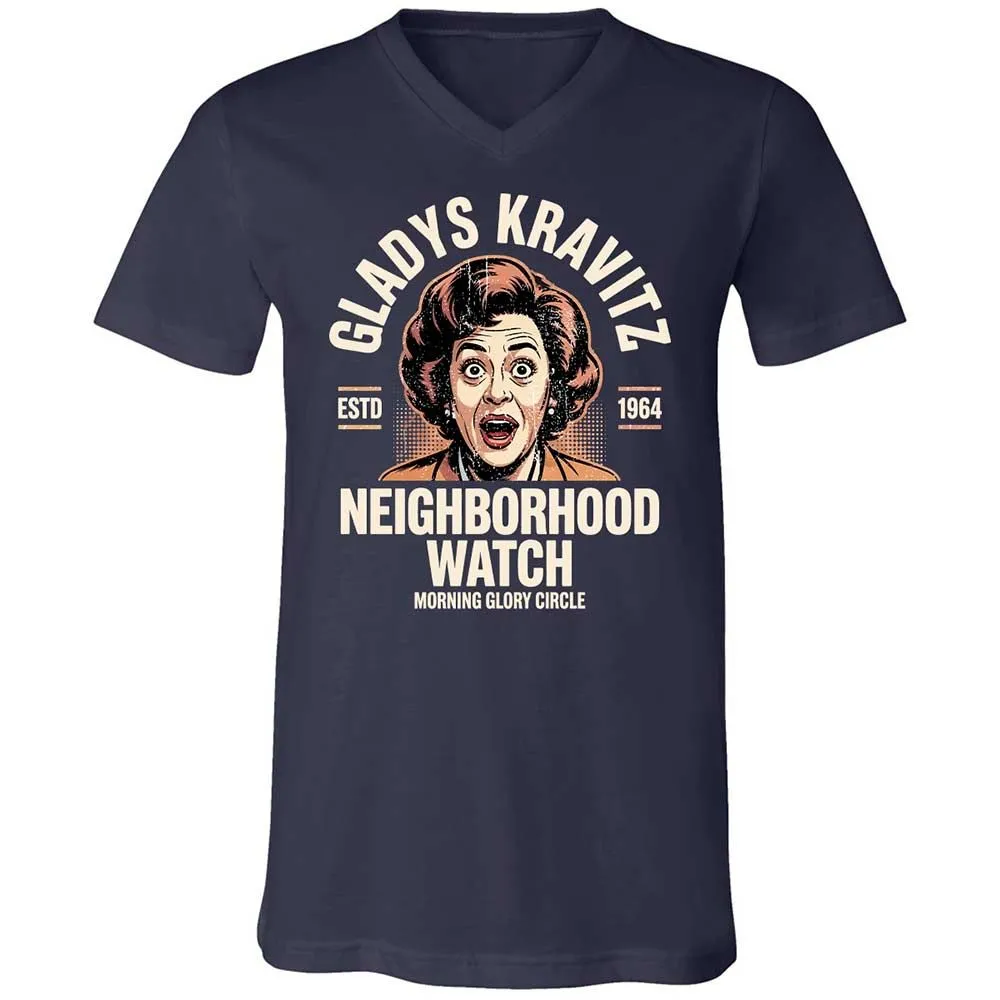 Unisex V-Neck T-Shirt - WSX2H4JX - Navy - 2