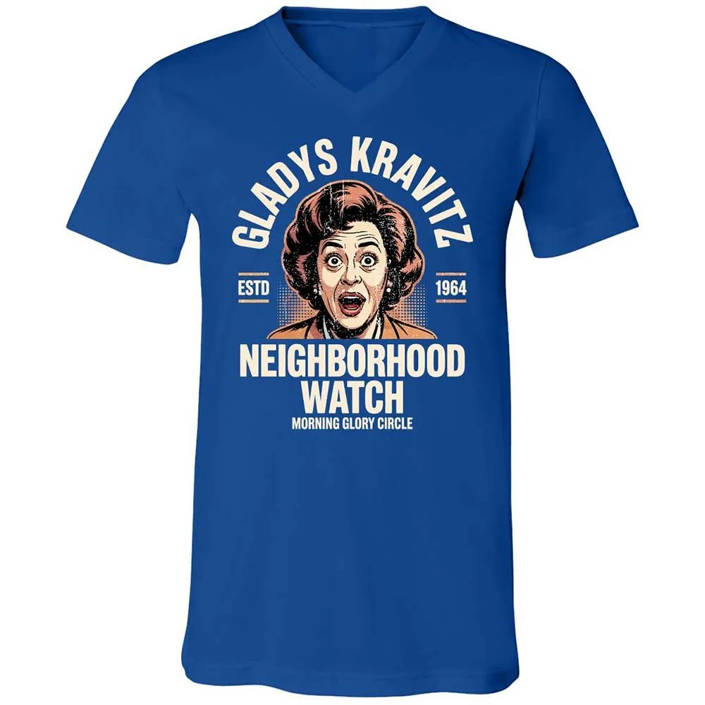 Unisex V-Neck T-Shirt - WSX2H4JX - True Royal - 4