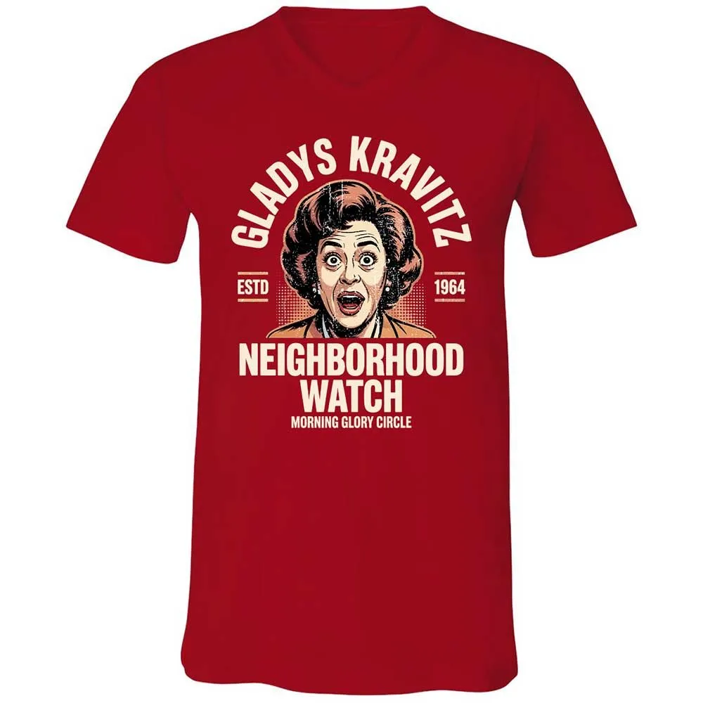 Unisex V-Neck T-Shirt - WSX2H4JX - Red - 6