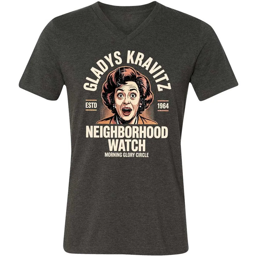 Unisex V-Neck T-Shirt - WSX2H4JX - Dark Grey Heather - 9