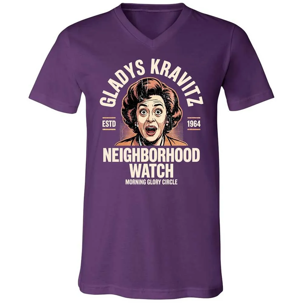 Unisex V-Neck T-Shirt - WSX2H4JX - Team Purple - 10
