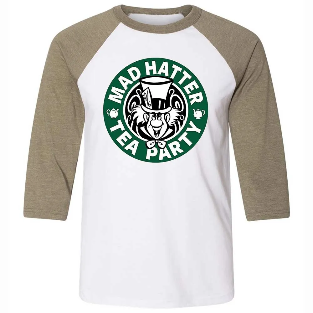 Unisex 3/4 Baseball Tee - VECAYVUY - White/Heather Olive - 4
