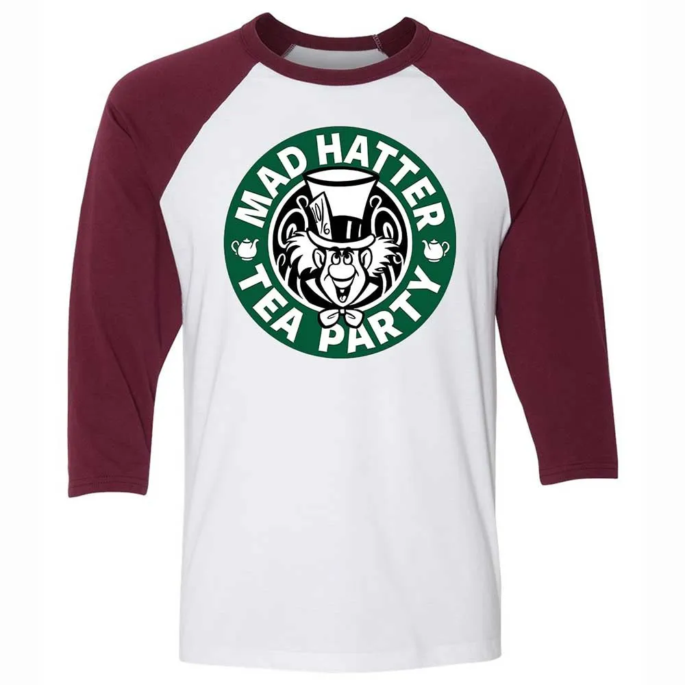 Unisex 3/4 Baseball Tee - VECAYVUY - White/Maroon - 7