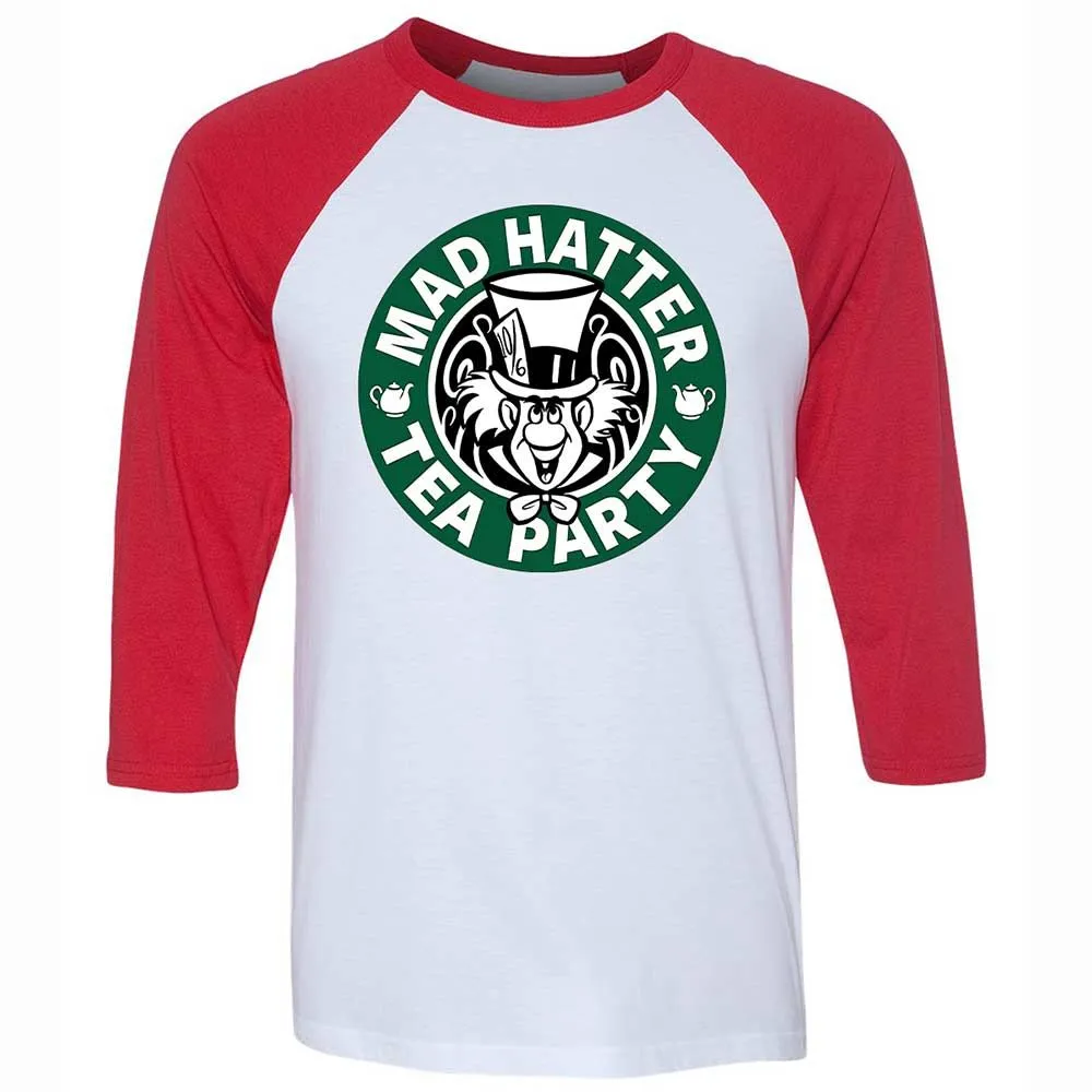 Unisex 3/4 Baseball Tee - VECAYVUY - White/Red - 9