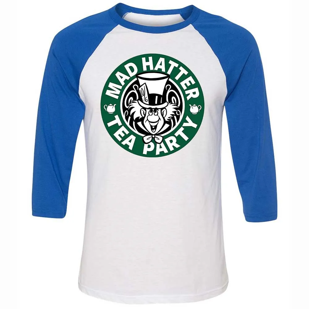 Unisex 3/4 Baseball Tee - VECAYVUY - White/True Royal - 10