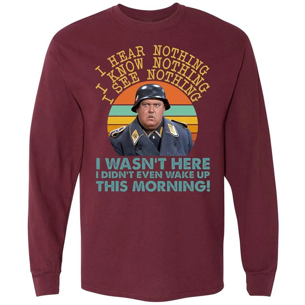 Long Sleeve T-Shirt - PLYZ7MWD - Maroon - 6