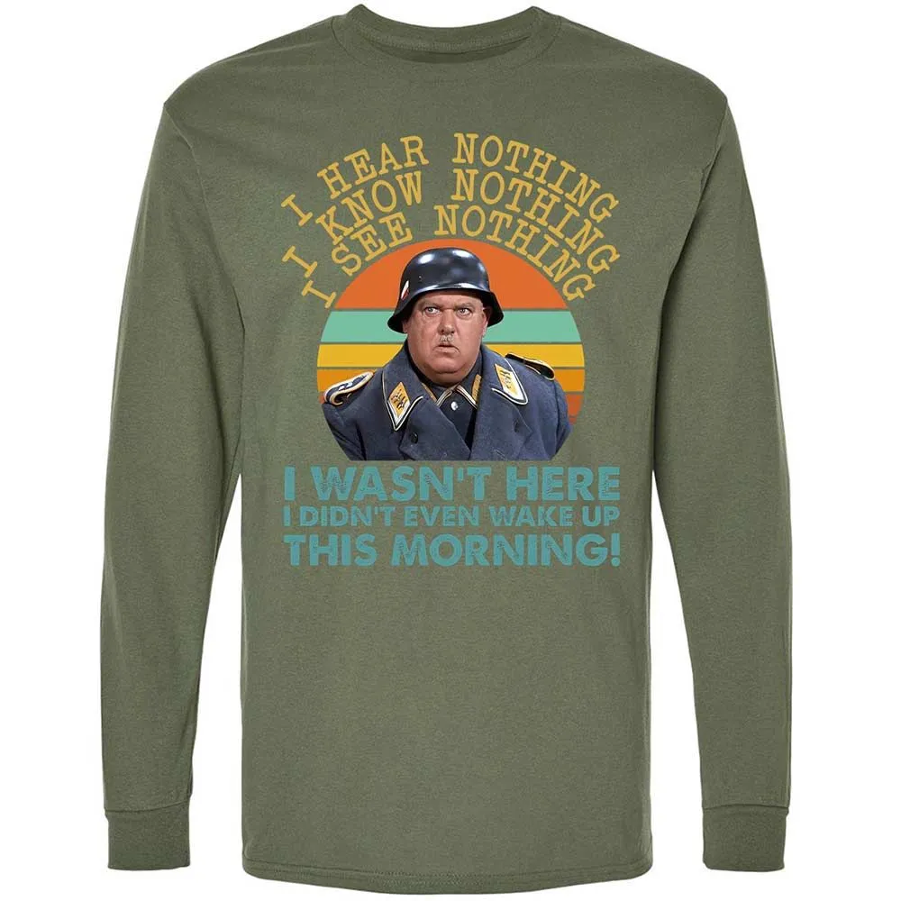 Long Sleeve T-Shirt - PLYZ7MWD - Military Green - 9