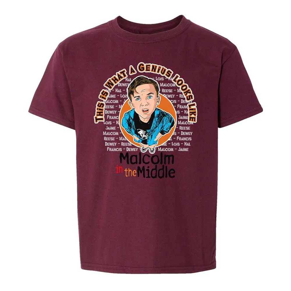 Kids T-Shirt - T869RJVG - Maroon - 19