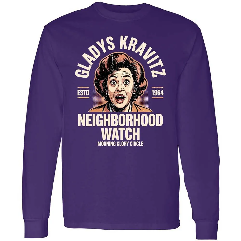 Long Sleeve T-Shirt - QVQH68N3 - Purple - 12