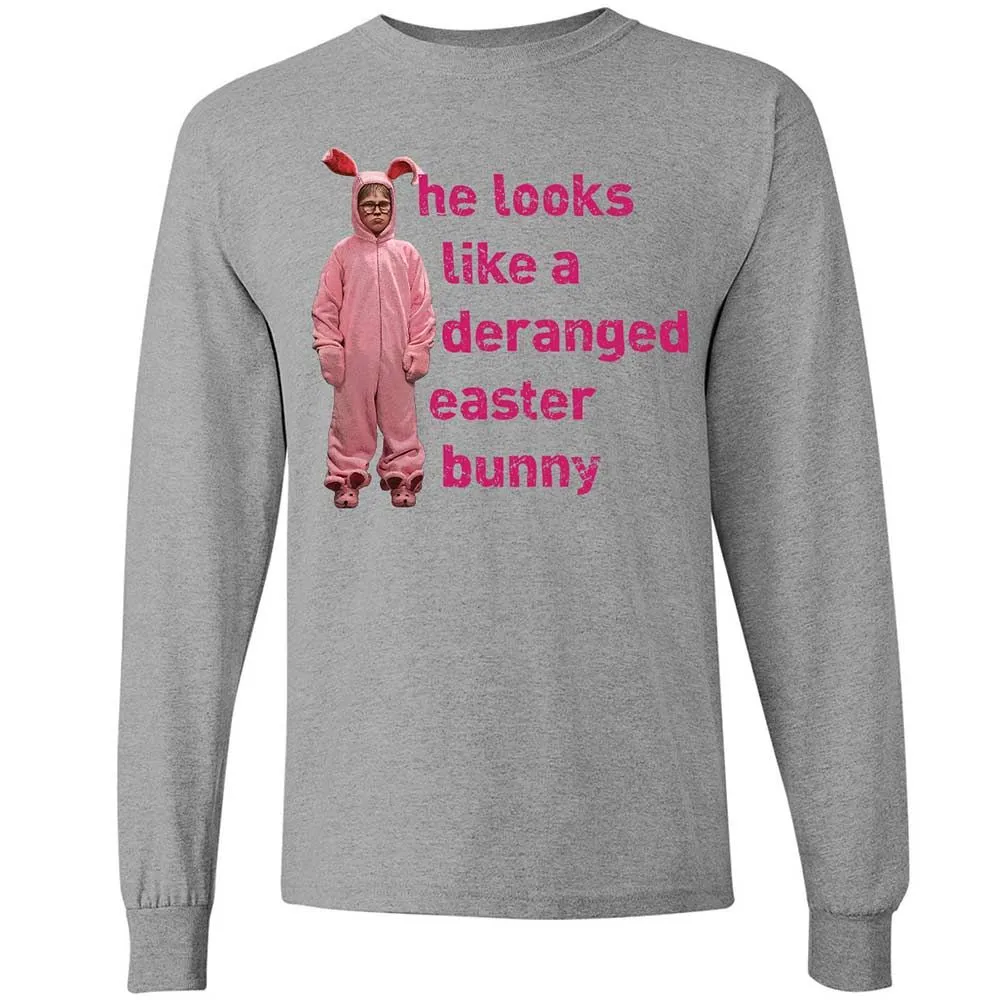 He Looks Like a Deranged Easter Bunny - Sport Grey - 3