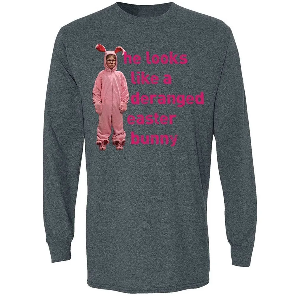 He Looks Like a Deranged Easter Bunny - Dark Heather - 15
