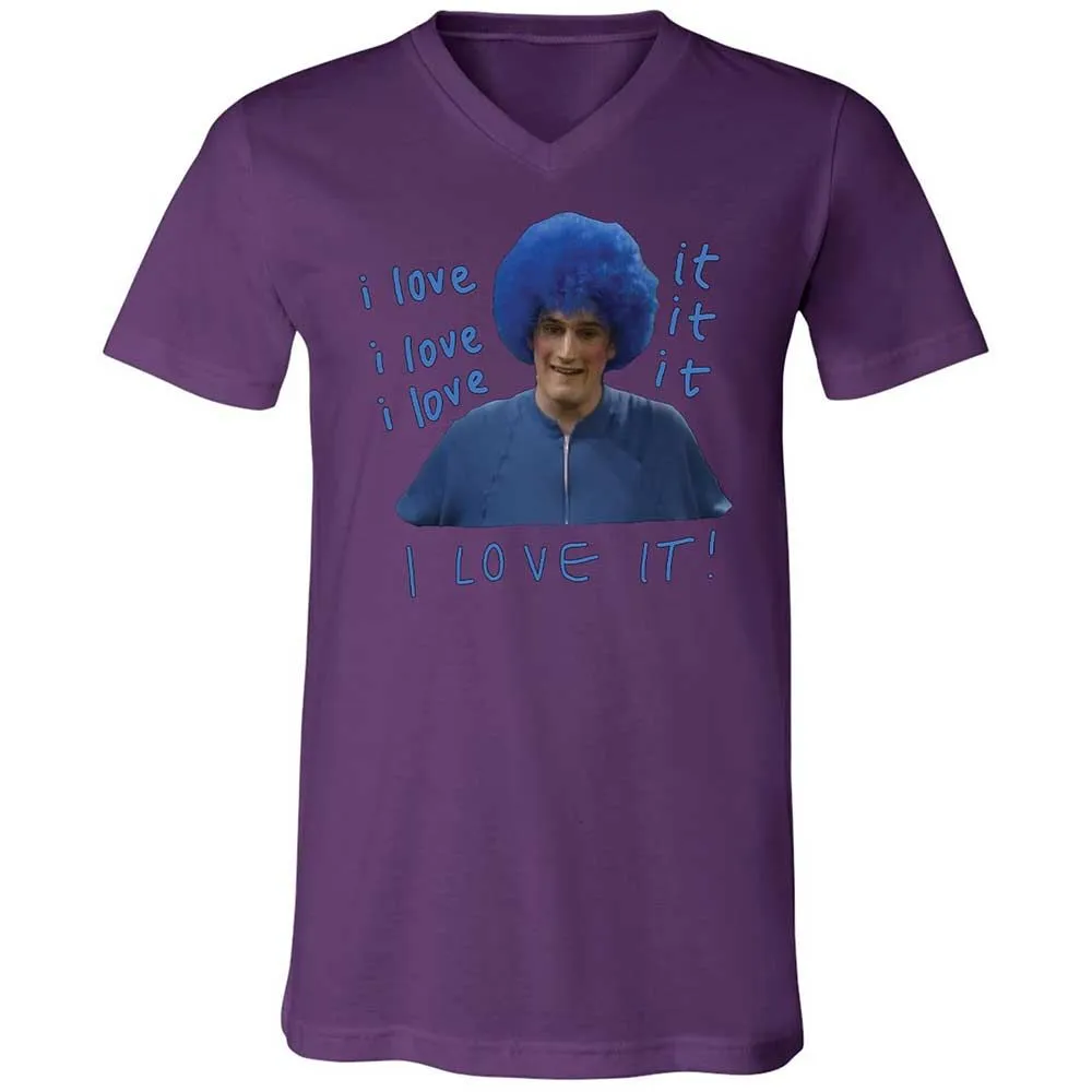 Unisex V-Neck T-Shirt - 136ESRPW - Team Purple - 10