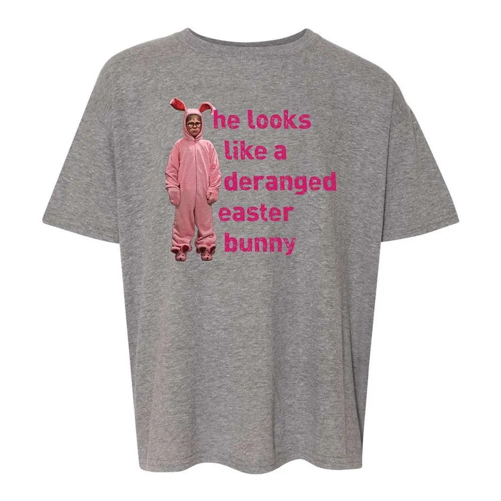 He Looks Like a Deranged Easter Bunny - Graphite Heather - 18