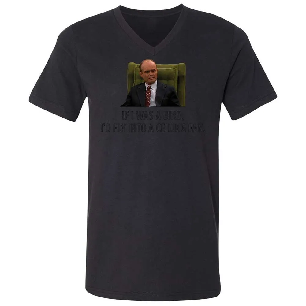 Unisex V-Neck T-Shirt - GWV24G7F - Black - 11