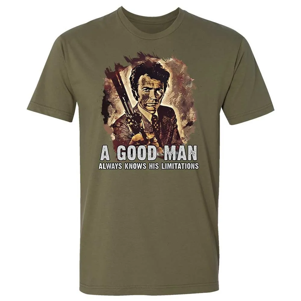 A good man always knows his limitations - Military Green - 12