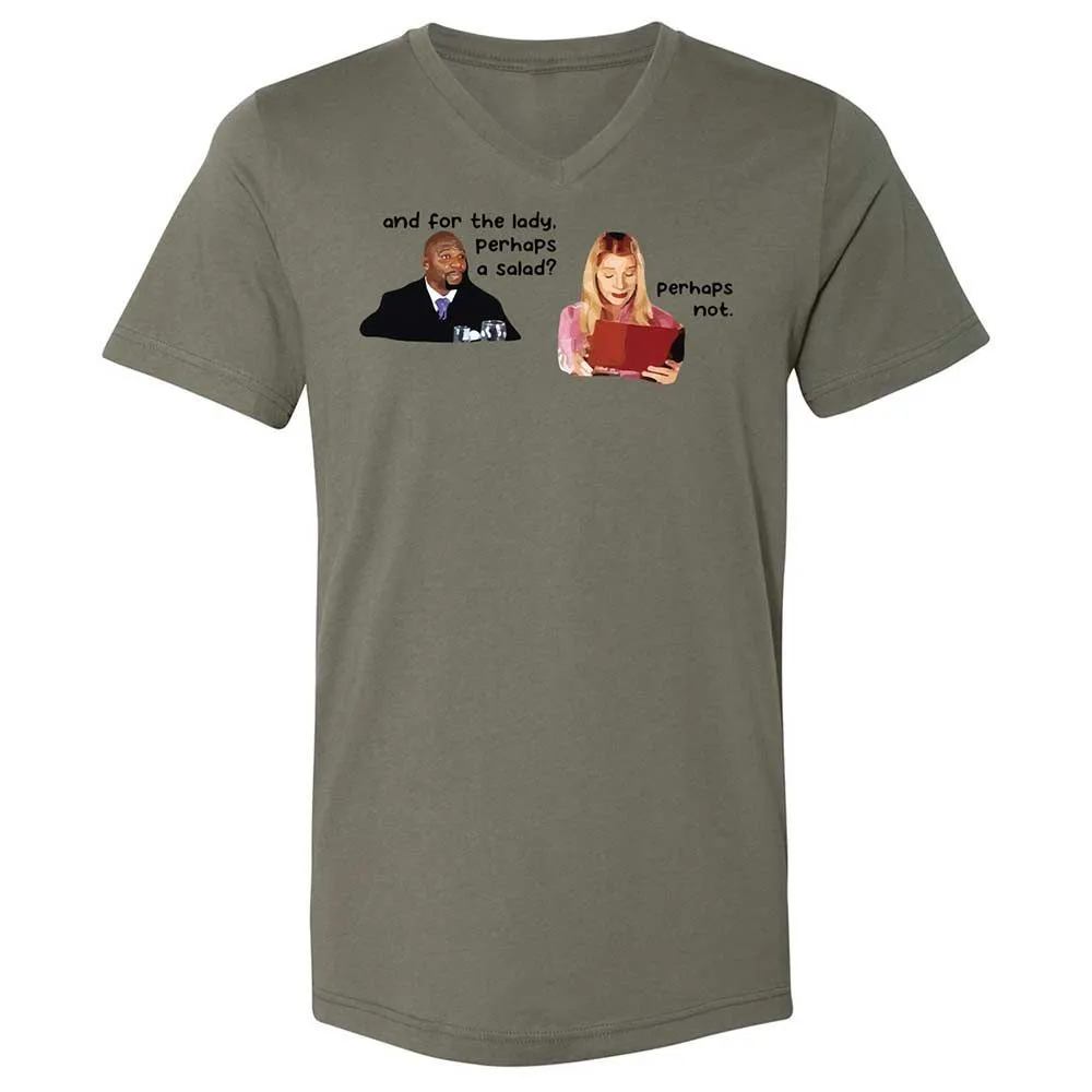 Unisex V-Neck T-Shirt - CBVWTR2Z - Military Green - 15