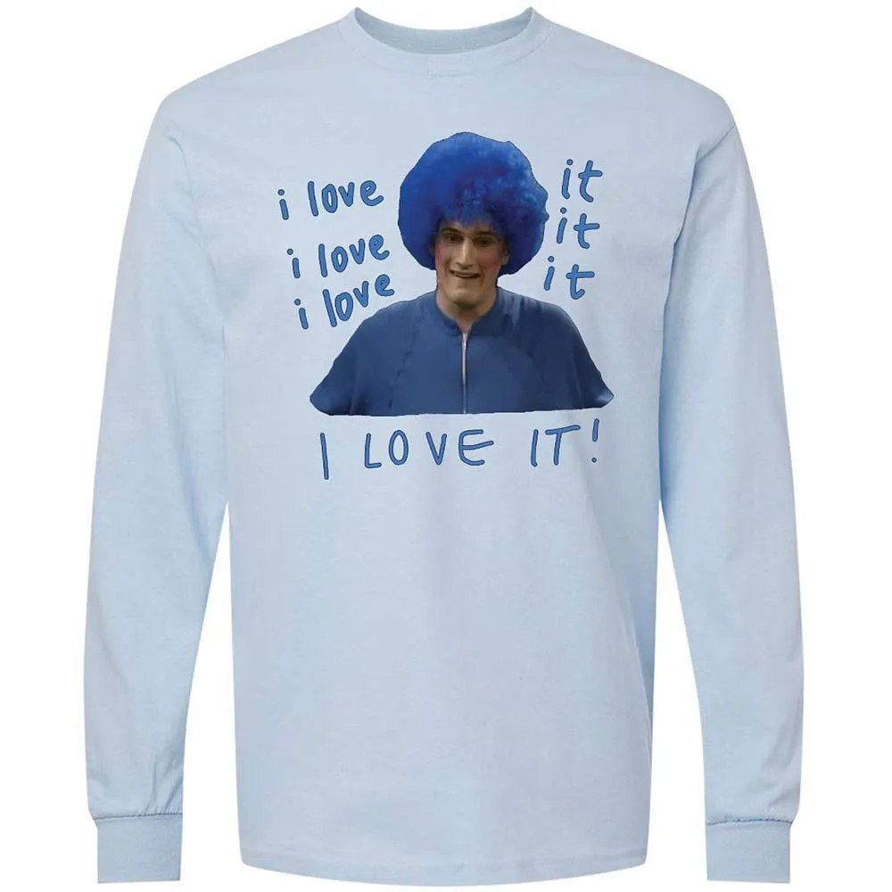 Long Sleeve T-Shirt - CGQZPUUJ - Light Blue - 4