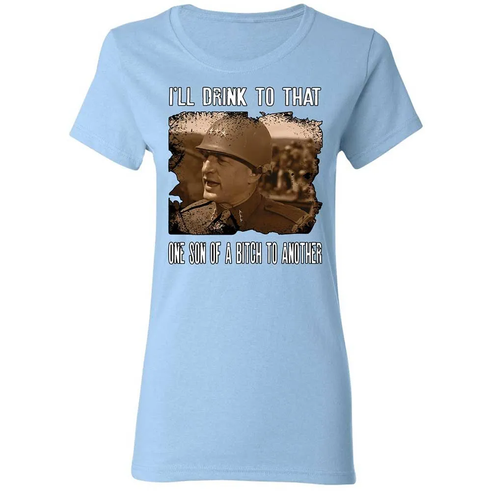 Women's T-Shirt - A4LZNYUJ - Light Blue - 13