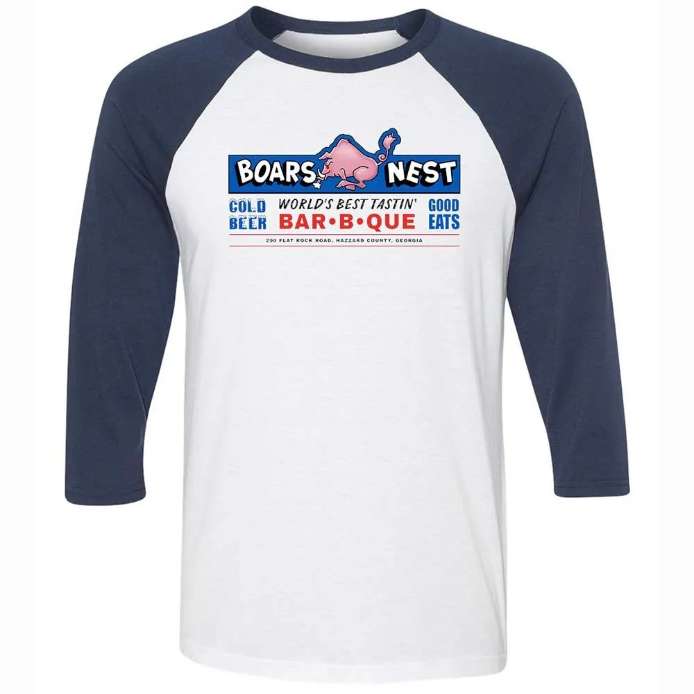 The Boars Nest - White/Navy - 8