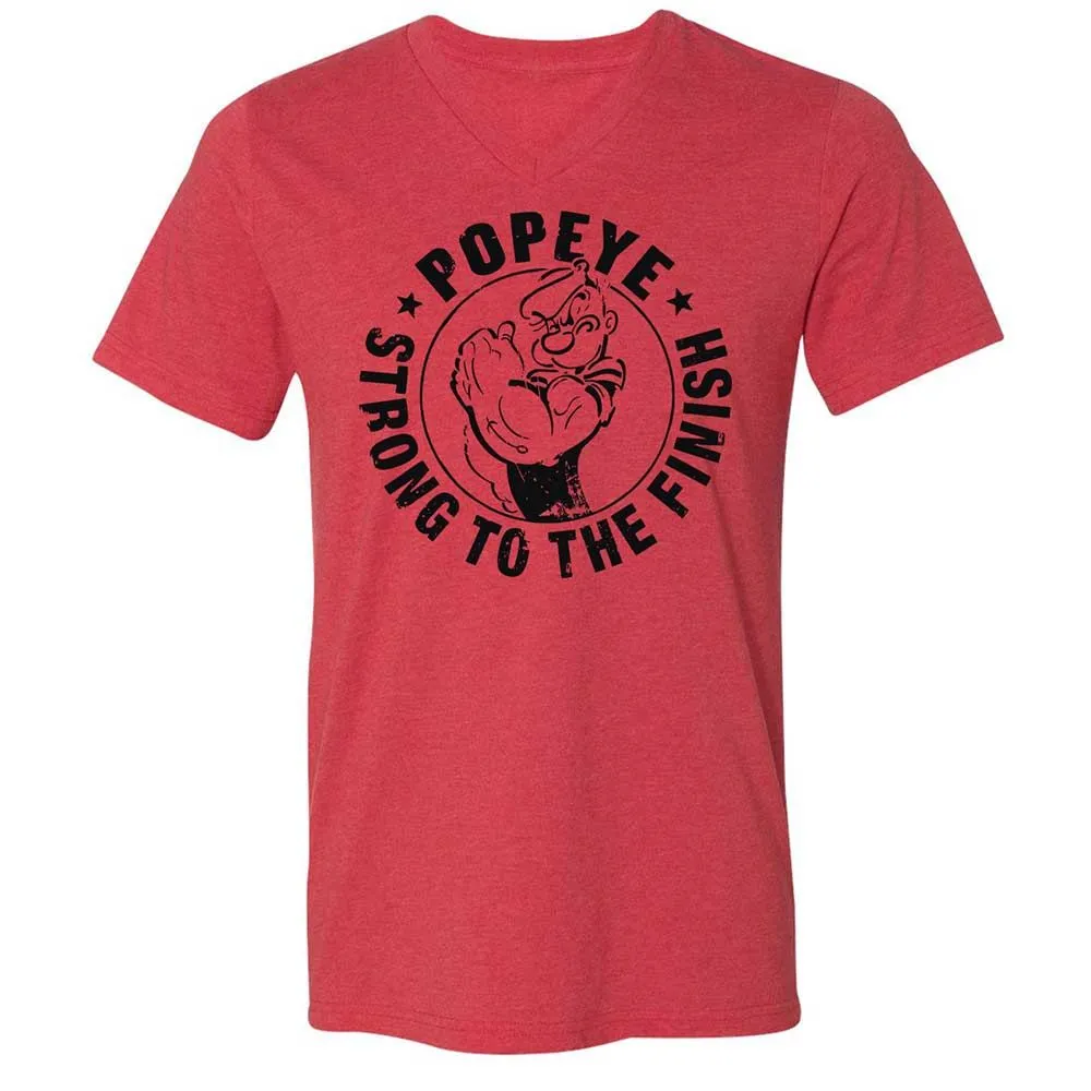 Unisex V-Neck T-Shirt - 76V52N1L - Heather Red - 6