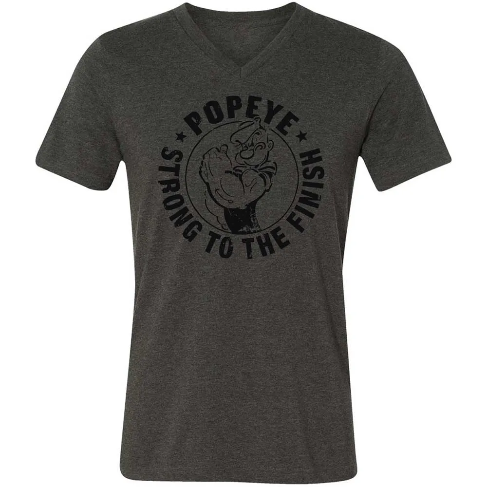 Unisex V-Neck T-Shirt - 76V52N1L - Dark Grey Heather - 8