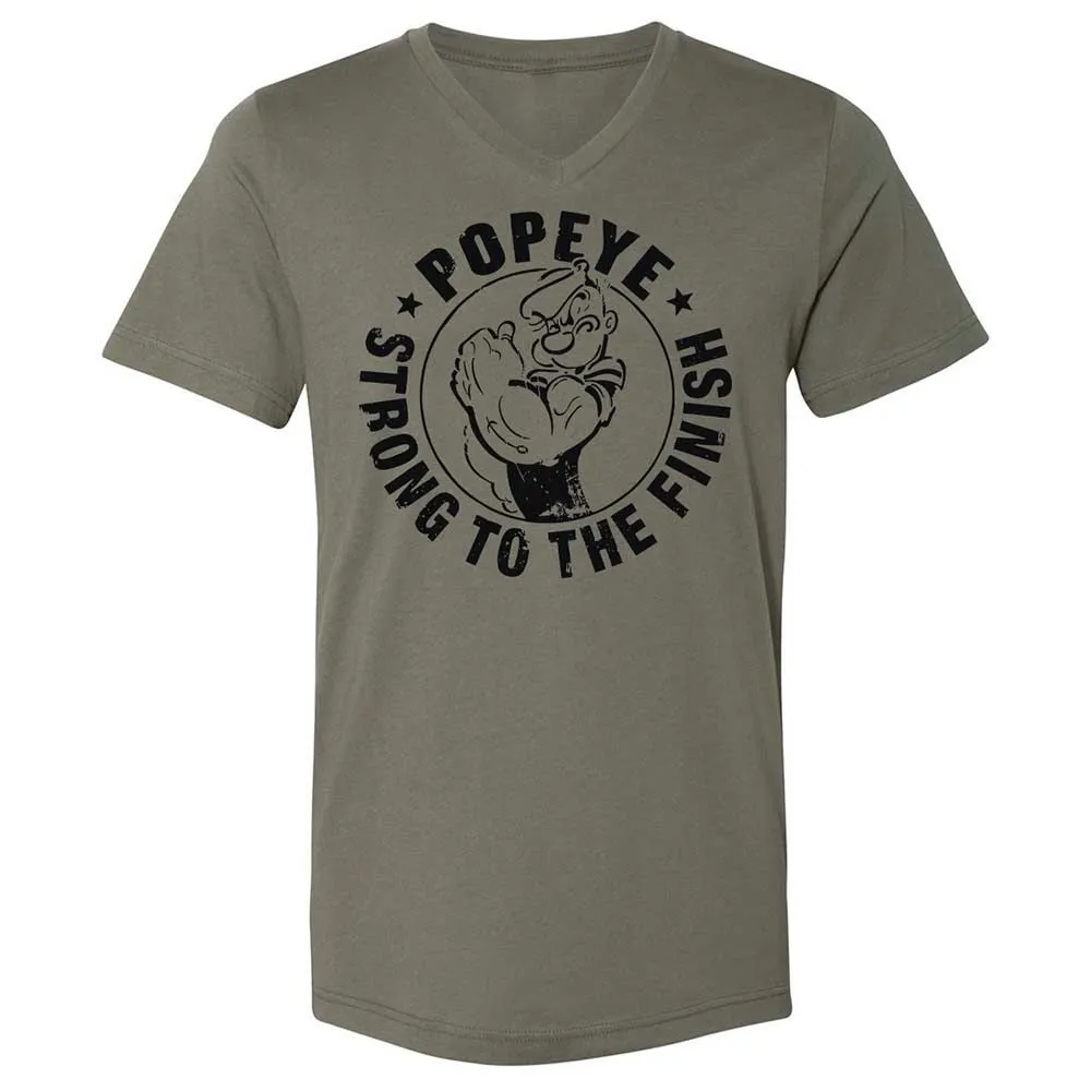 Unisex V-Neck T-Shirt - 76V52N1L - Military Green - 15