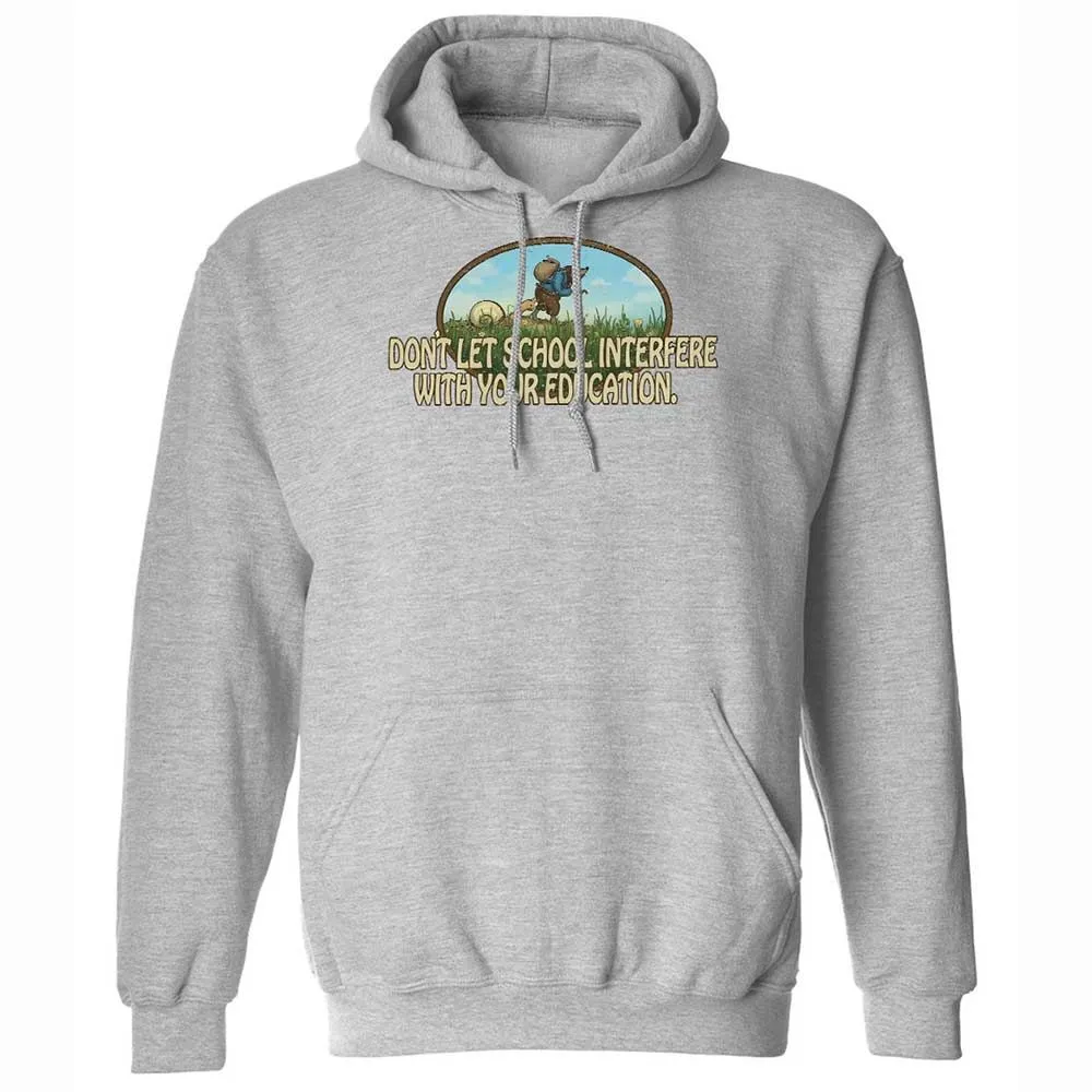 Don't Let School Interfere With Your Education - Sport Grey - 3