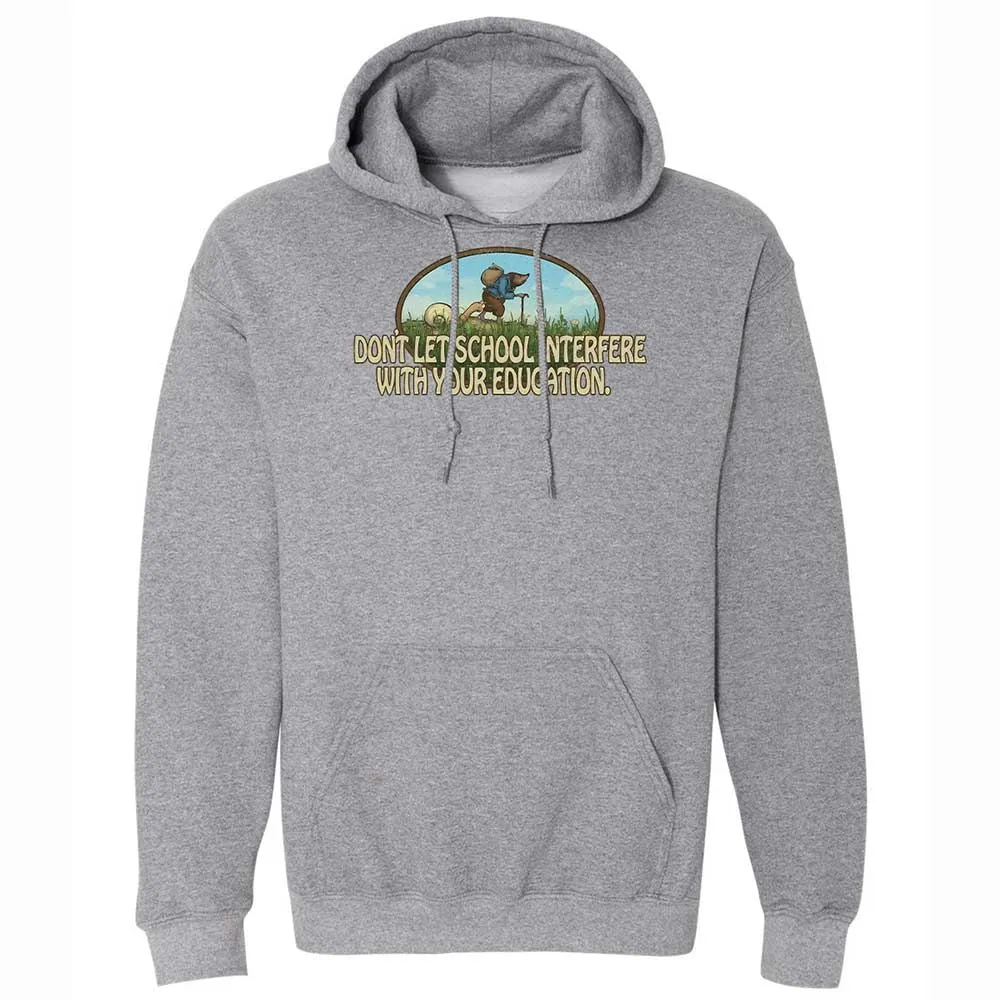 Don't Let School Interfere With Your Education - Graphite Heather - 17