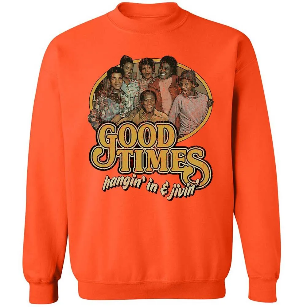 Classic Unisex Sweatshirt - Black - Orange - 12