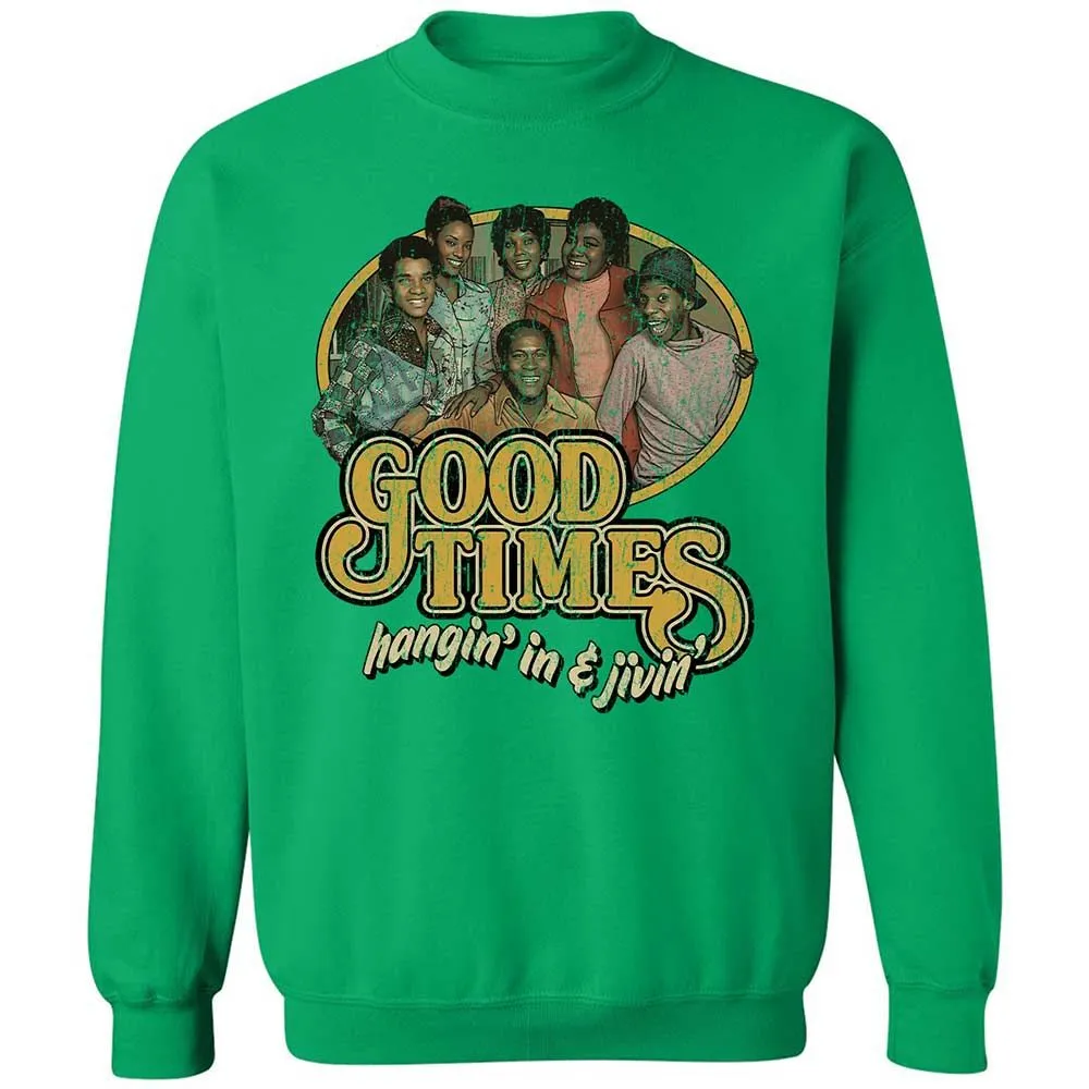 Classic Unisex Sweatshirt - Black - Irish Green - 13