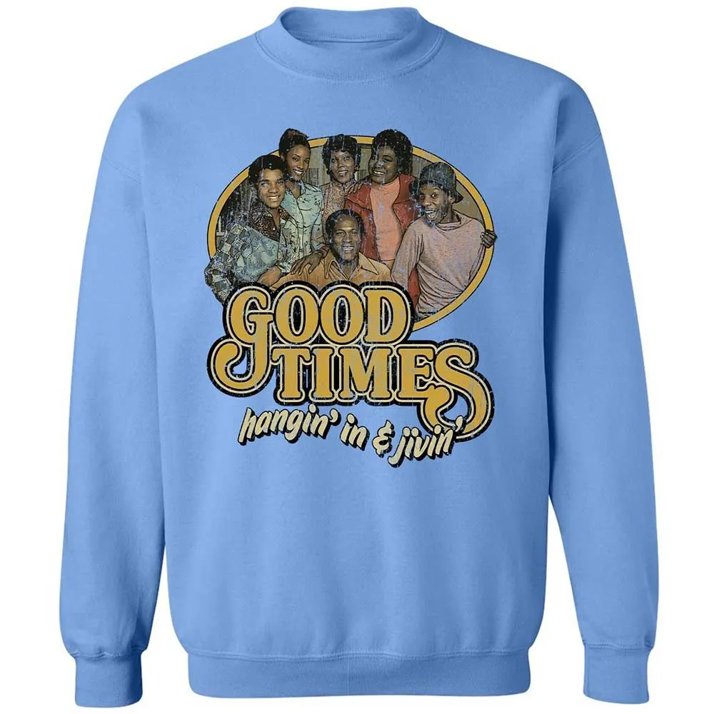 Classic Unisex Sweatshirt - Black - Carolina Blue - 20
