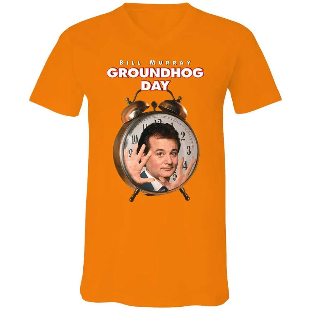 Unisex V-Neck T-Shirt - KPF5ZF4H - Orange - 7