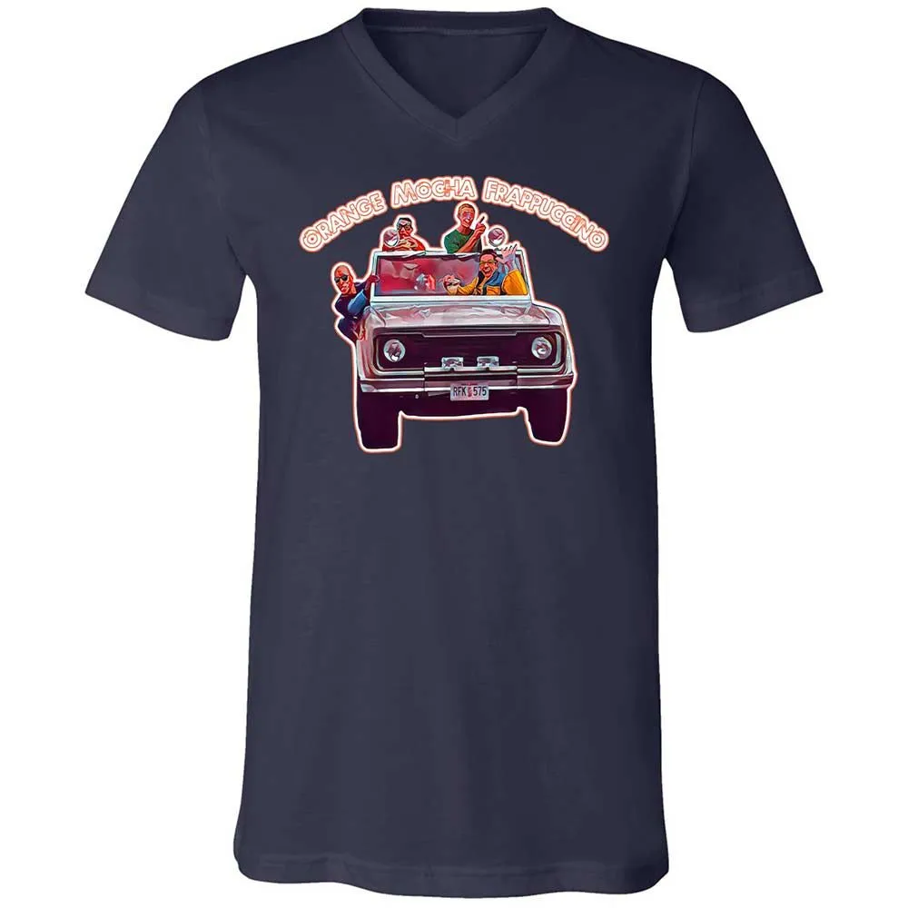 Unisex V-Neck T-Shirt - N4HQE1B5 - Navy - 2